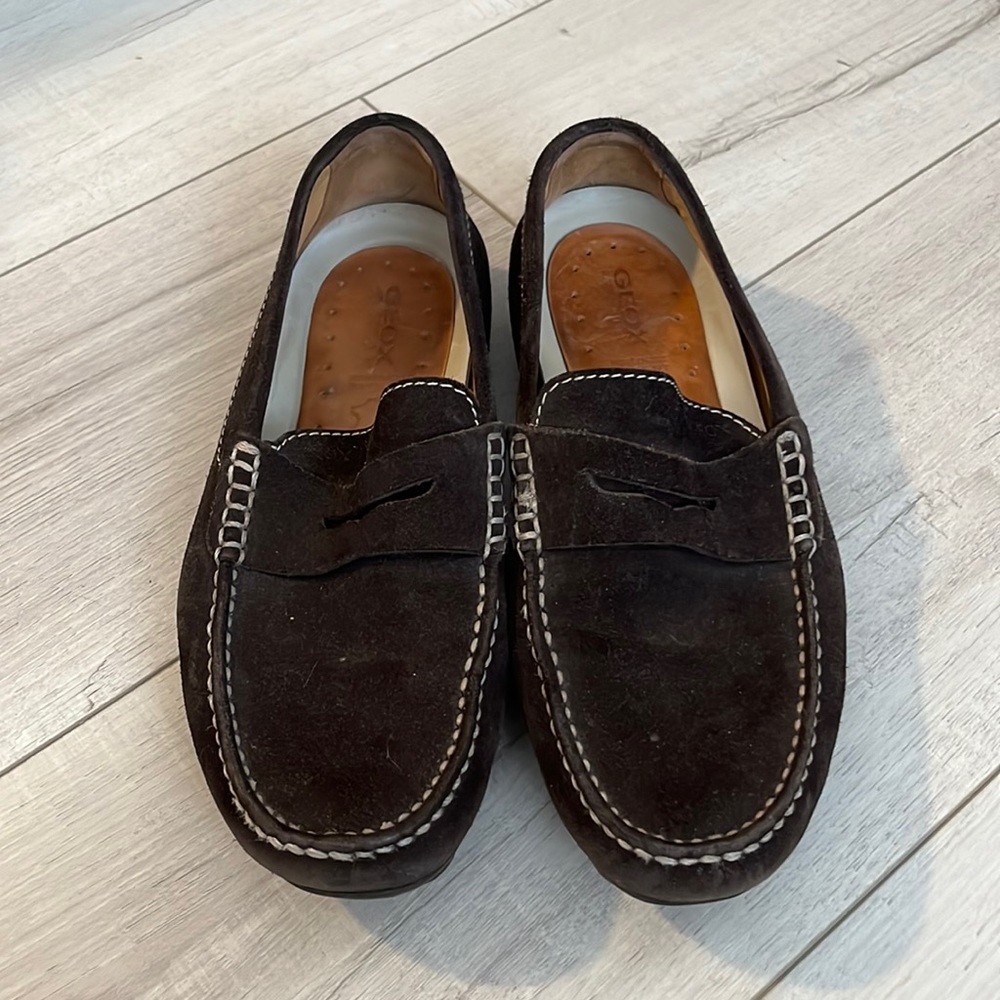 Geox suede loafers size 41 1/2